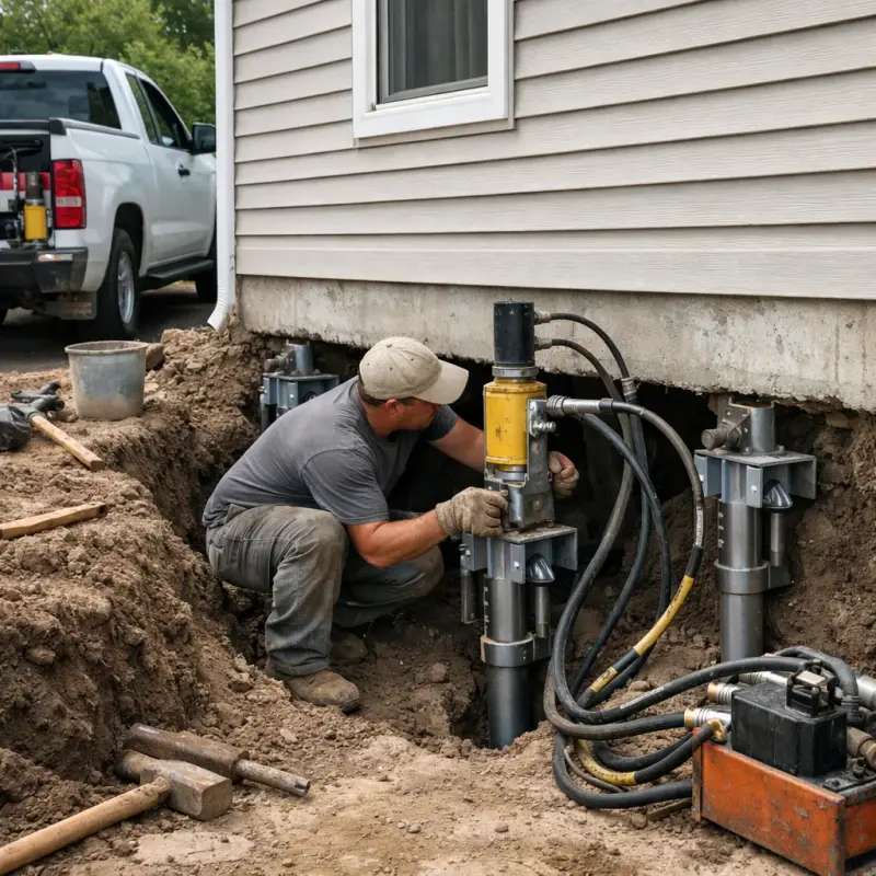 Foundation Piering Lewisville